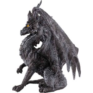 Black Checkmate Dragon Statue