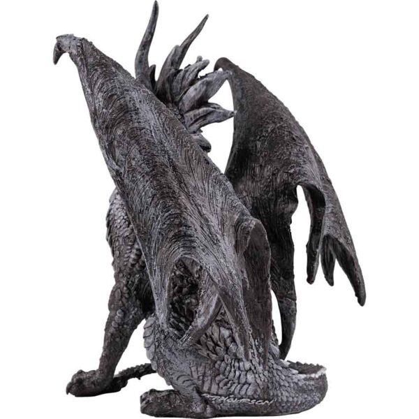 Black Checkmate Dragon Statue