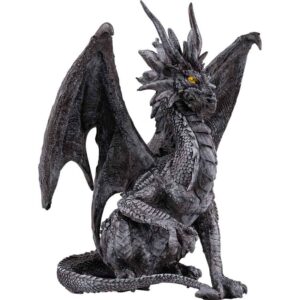 Black Checkmate Dragon Statue