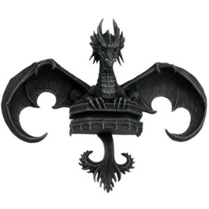 Fleur-de-Lis Dragon Plaque