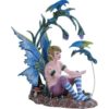 Boy Fairy and Dragon Statue