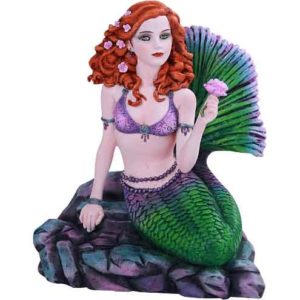 Celtic Stone Mermaid Statue