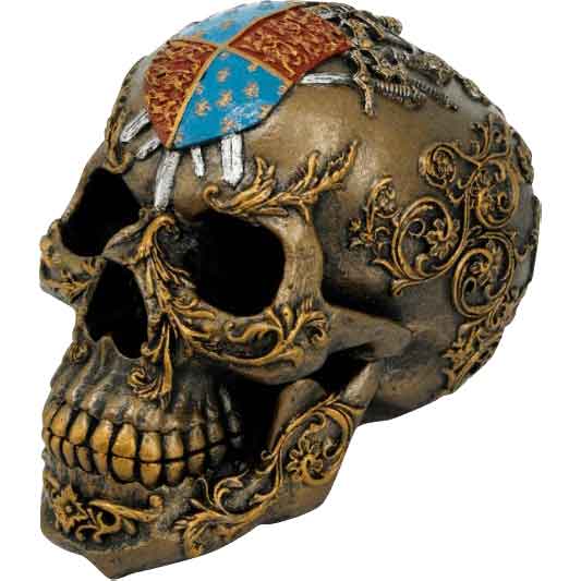 Medieval Crest Skull