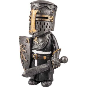 Medieval Swordsman Mini Statue
