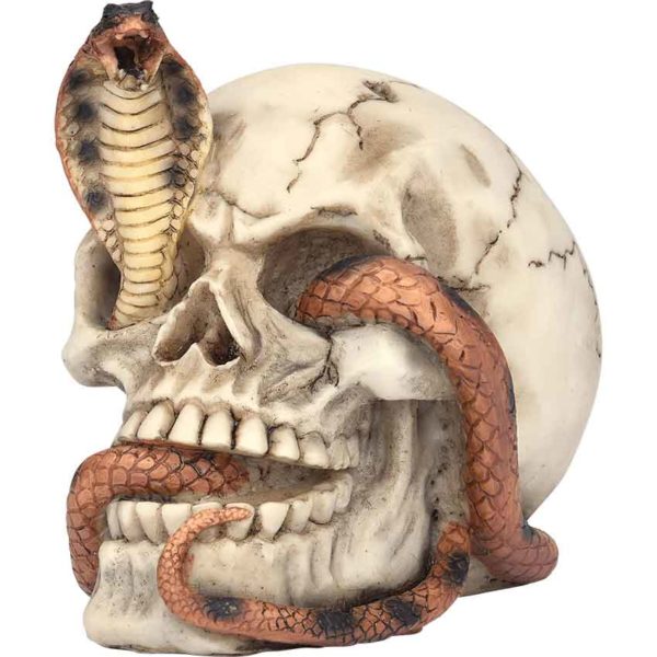 Cobra Skull Statue