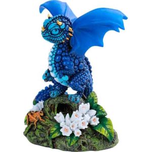 Blueberry Dragon Statue