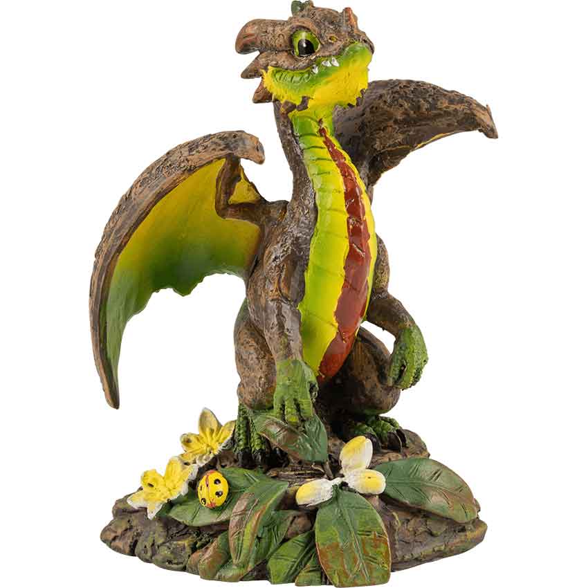 Avocado Dragon Statue