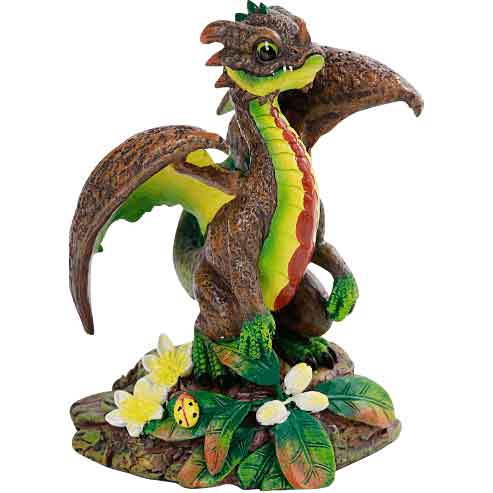 Avocado Dragon Statue