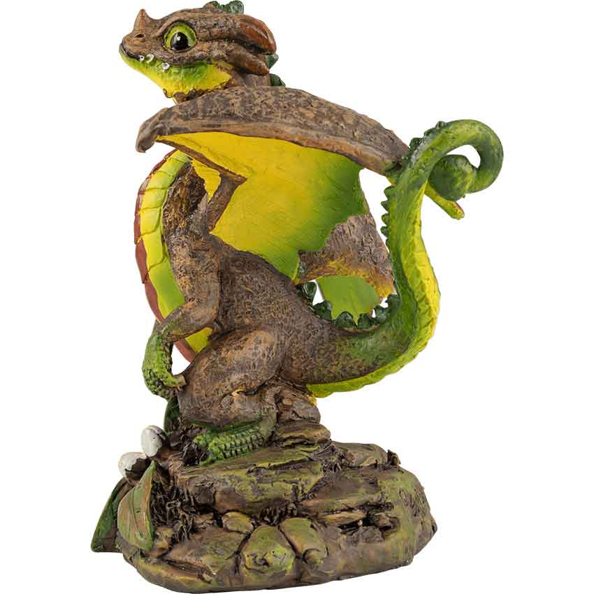Avocado Dragon Statue