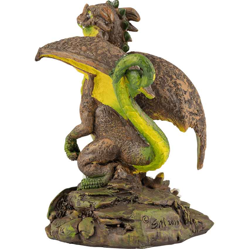 Avocado Dragon Statue