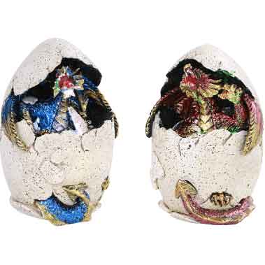 Blue and Pink Dragon Eggs Set