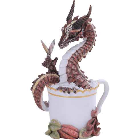 Hot Chocolate Dragon Statue