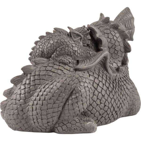 Dragon Family Garden Statue