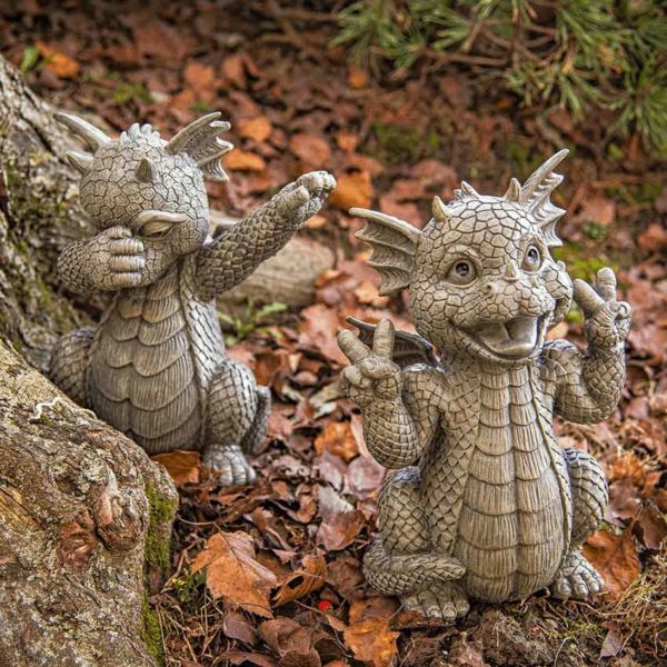 Peace Garden Dragon Statue