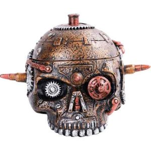 Bulleted Mechanical Skull Box