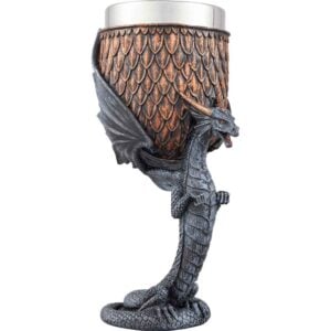 Copper Dragon Stem Goblet