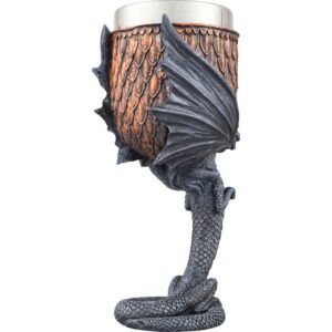 Copper Dragon Stem Goblet