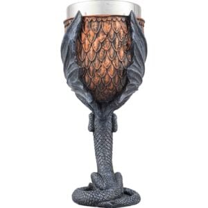 Copper Dragon Stem Goblet