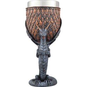 Copper Dragon Stem Goblet