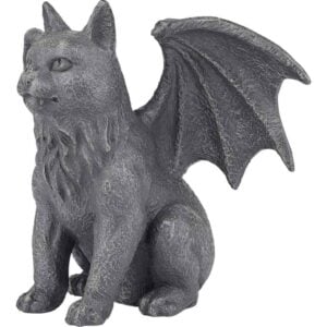 Winged Cat Gargoyle Statue