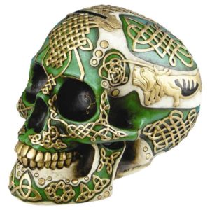 Celtic Lion Skull Savings Bank