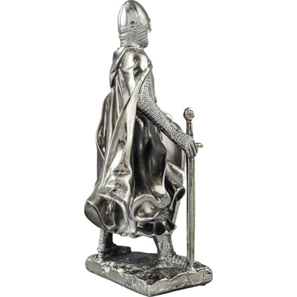 Resting Crusader Knight Statue