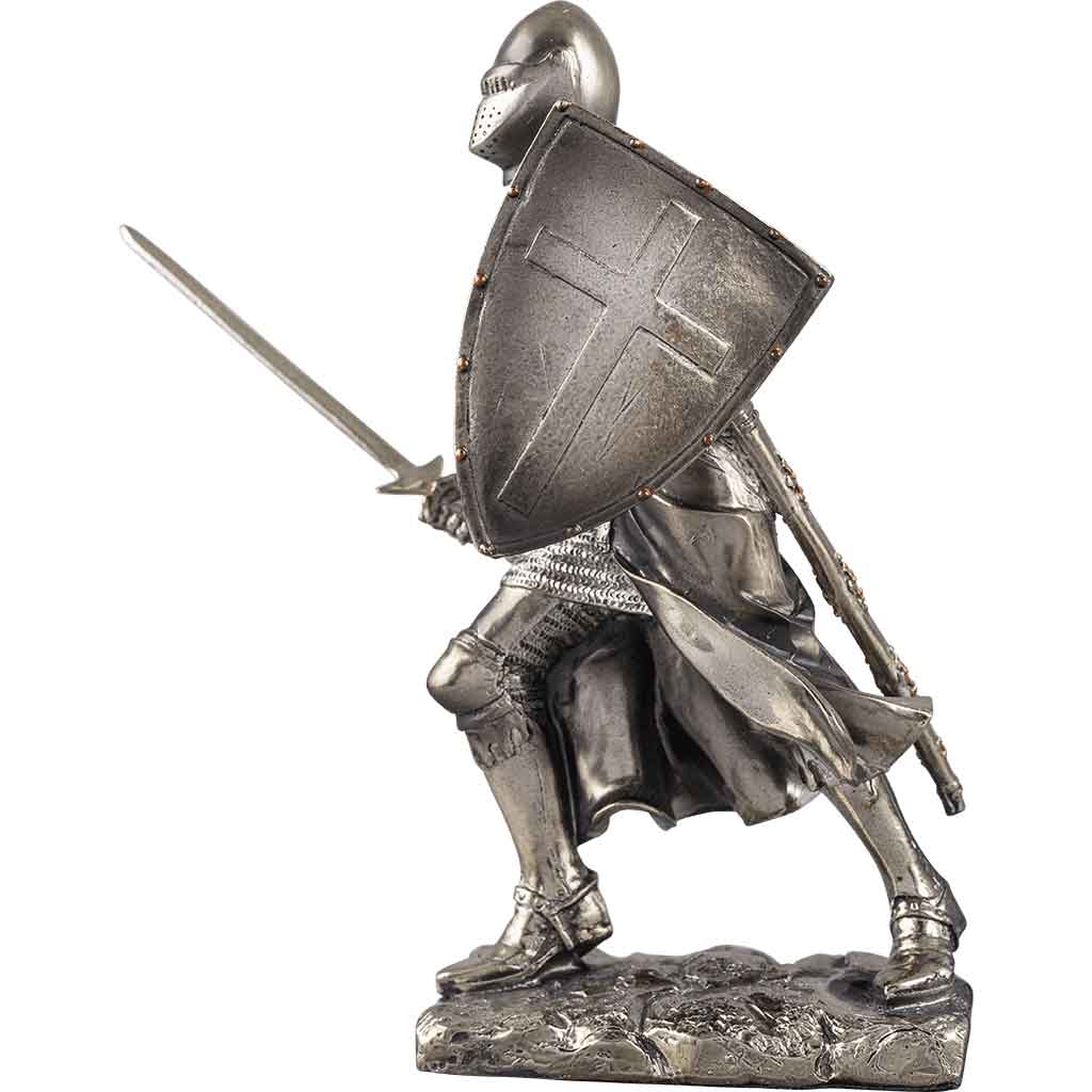 Valiant Crusader Knight Statue