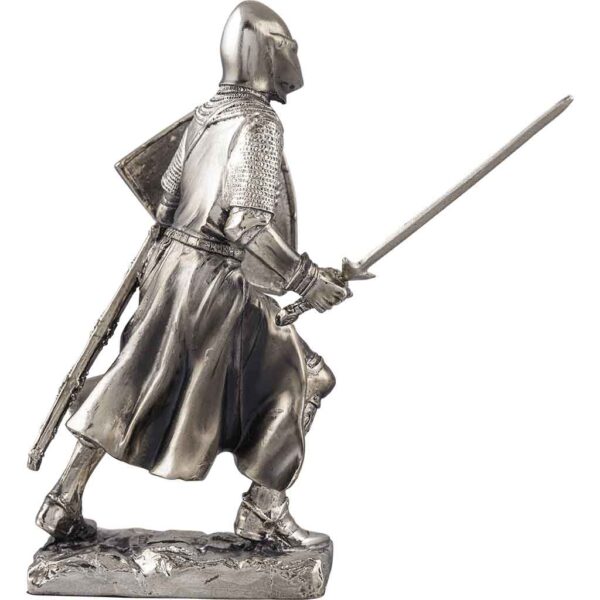 Valiant Crusader Knight Statue