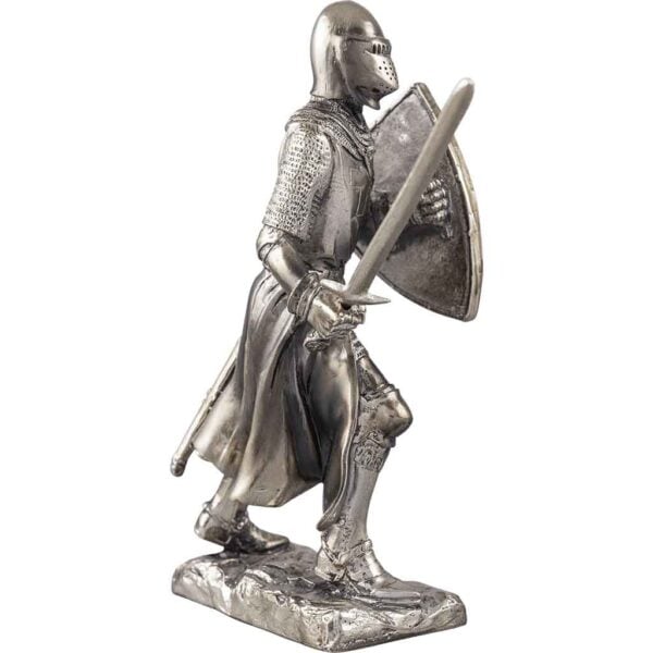 Valiant Crusader Knight Statue