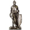 Triumphant Medieval Knight Statue
