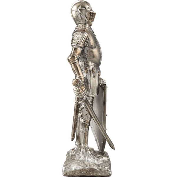 Triumphant Medieval Knight Statue