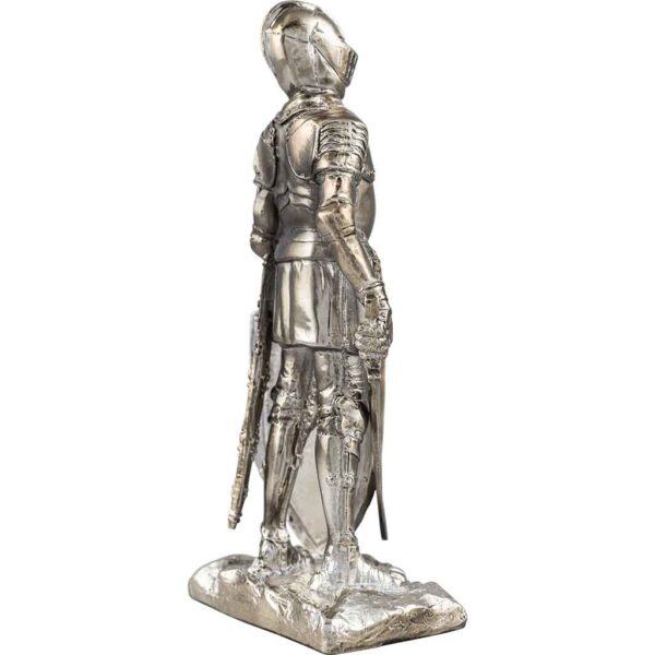 Triumphant Medieval Knight Statue
