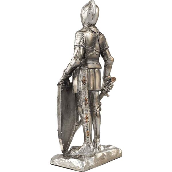 Triumphant Medieval Knight Statue