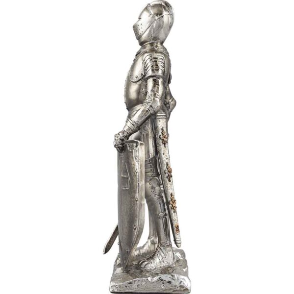 Triumphant Medieval Knight Statue