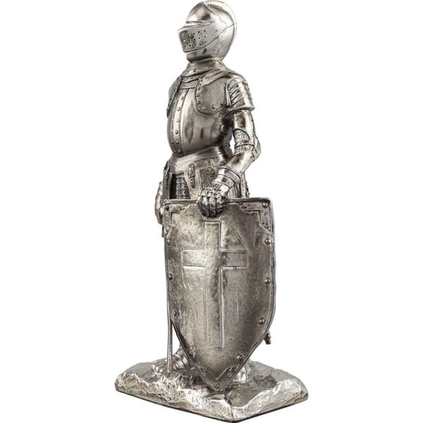 Triumphant Medieval Knight Statue