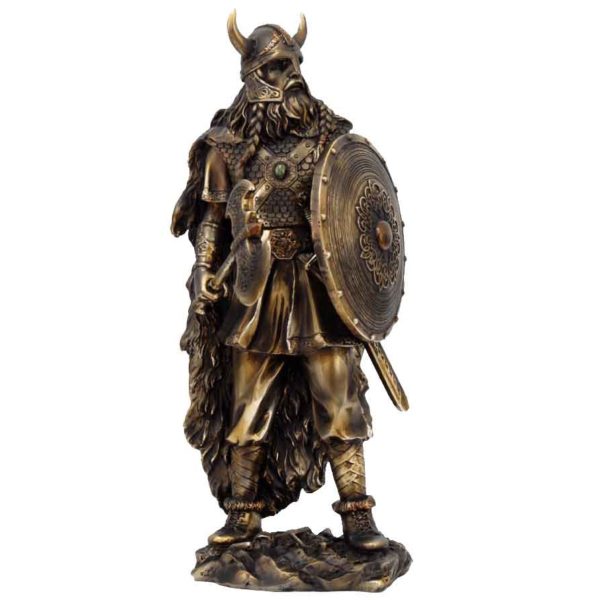 Standing Viking Warrior Statue