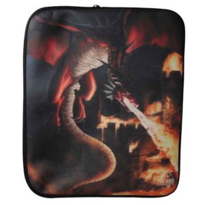 Incineration Dragon Laptop Sleeve by Tom Wood