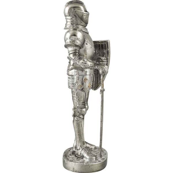 Medieval Knight At Rest Statue