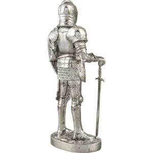 Medieval Knight At Rest Statue