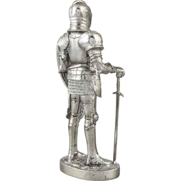 Medieval Knight At Rest Statue