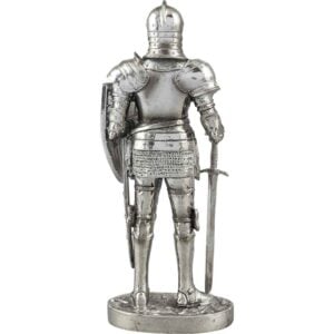 Medieval Knight At Rest Statue