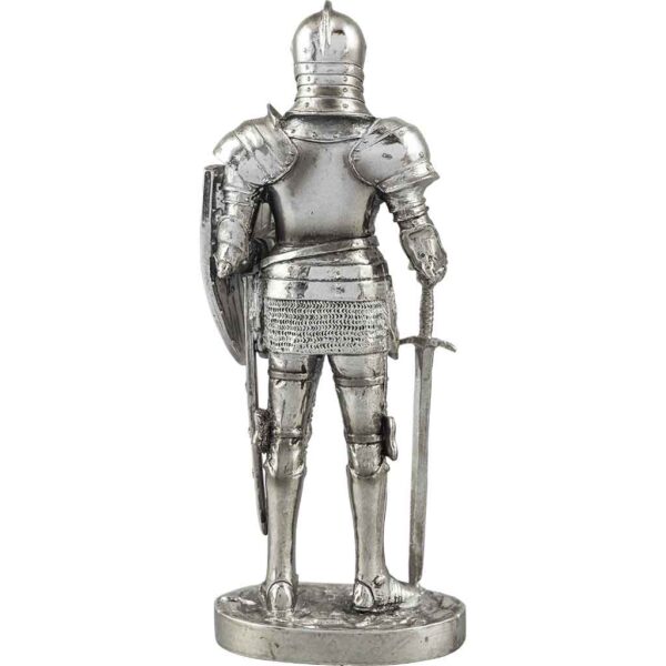 Medieval Knight At Rest Statue