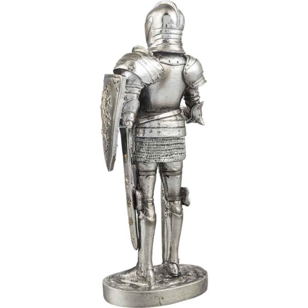 Medieval Knight At Rest Statue