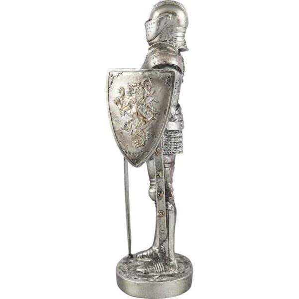 Medieval Knight At Rest Statue