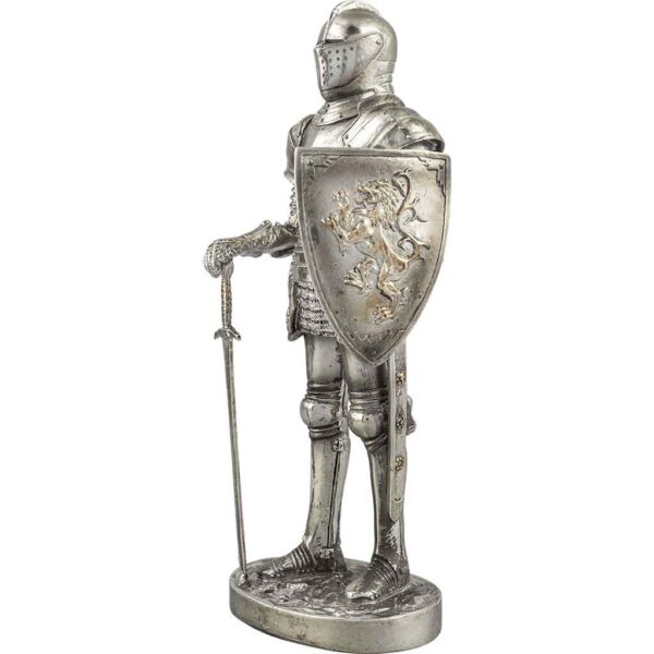 Medieval Knight At Rest Statue