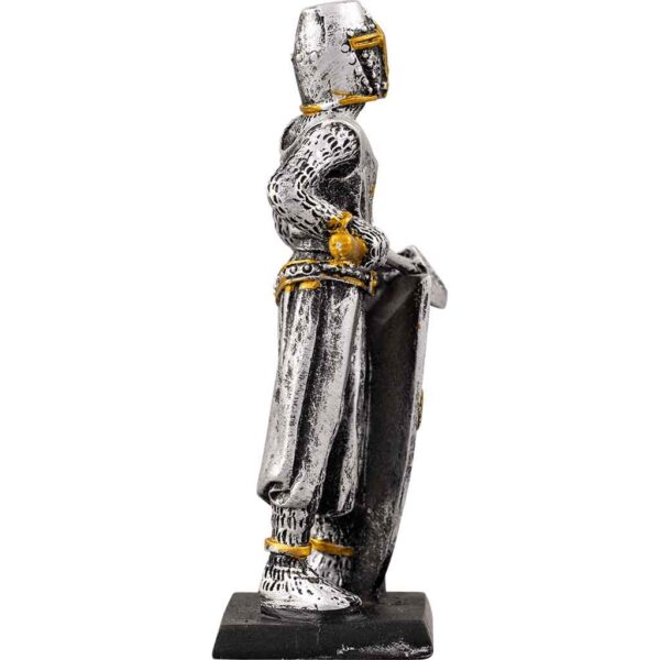 Medieval Knight Axeman Statue