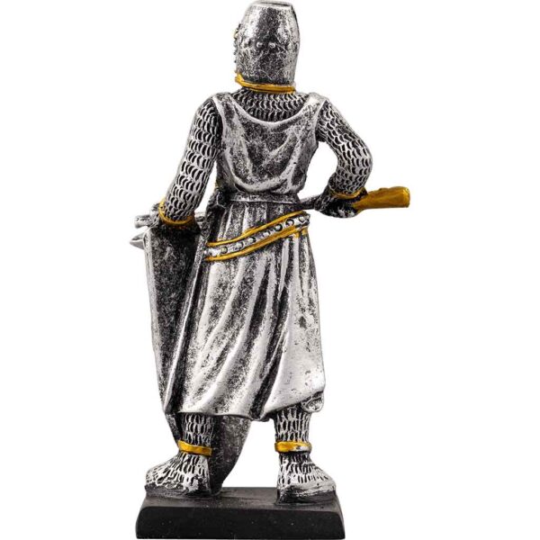 Medieval Knight Axeman Statue