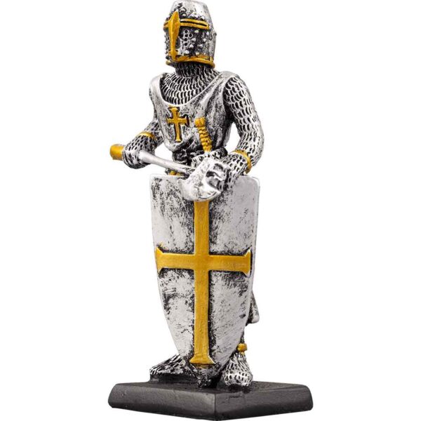 Medieval Knight Axeman Statue