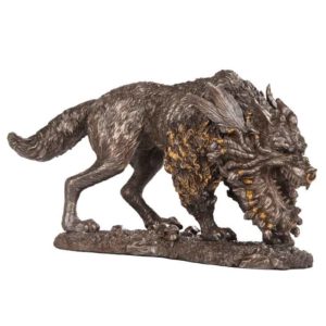 Norse Monster Fenrir Statue