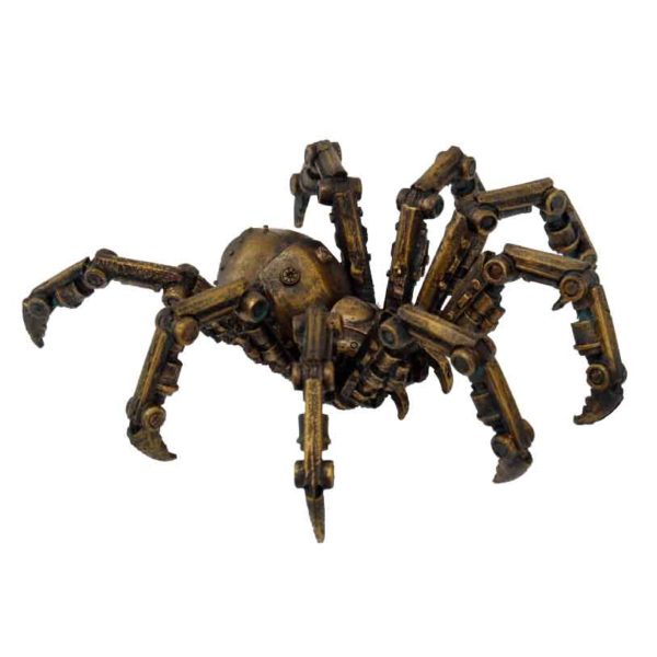 Mechanical Steampunk Spider Statue